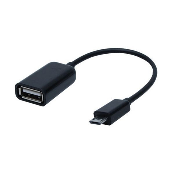 shiverpeaks BASIC-S, USB-OTG (On-the-go) Adapterkabel, Micro-USB-Stecker Typ B auf USB-Buchse Typ A 2.0 - 0,1m, BS33904