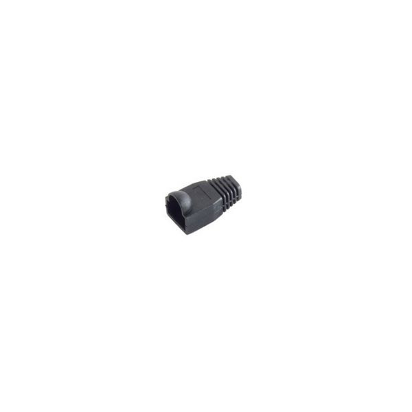 shiverpeaks BASIC-S, Knickschutztülle für RJ 45 Netzwerk Stecker, schwarz VE10, BS72055-S-10