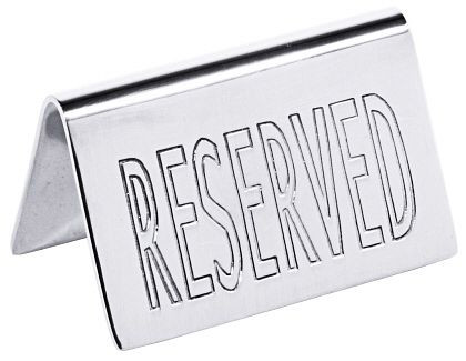 Contacto Tischschild RESERVED, 1055/002