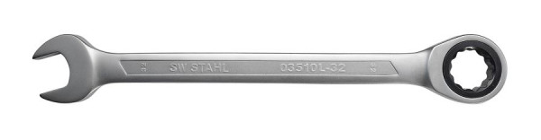 SW-Stahl Gabelringratschenschlüssel, 32 mm, 03510L-32