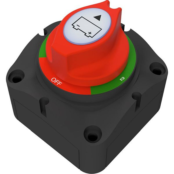 Offgridtec Batteriewahlschalter zum Umschalten zweier Batteriekreise, Verbraucher, Ladequellen 175A, 8-01-012820