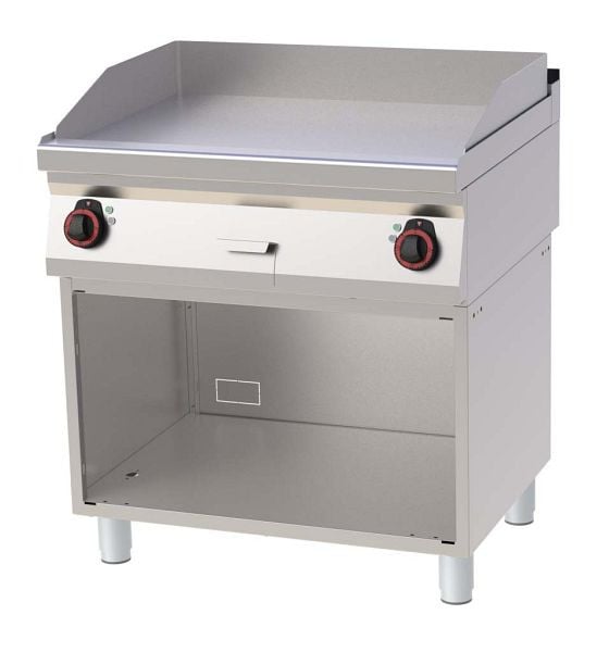 Locher Elektro-Grillplatte 800, Stahl, glatt, 362433