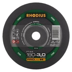 Rhodius PROline FT44 Freihandtrennscheibe, Durchmesser [mm]: 180, Stärke [mm]: 3, Bohrung [mm]: 22.23, VE: 25 Stück, 201764