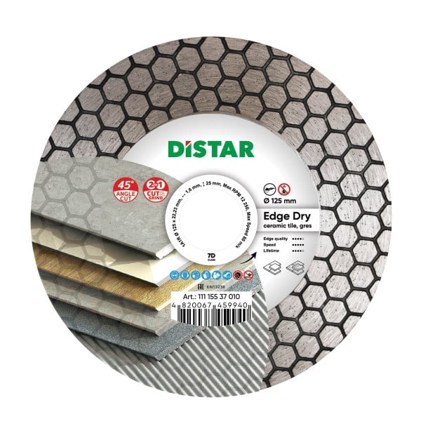 Distar Diamanttrennscheibe 1A1R 125 Edge Dry, 11115537010