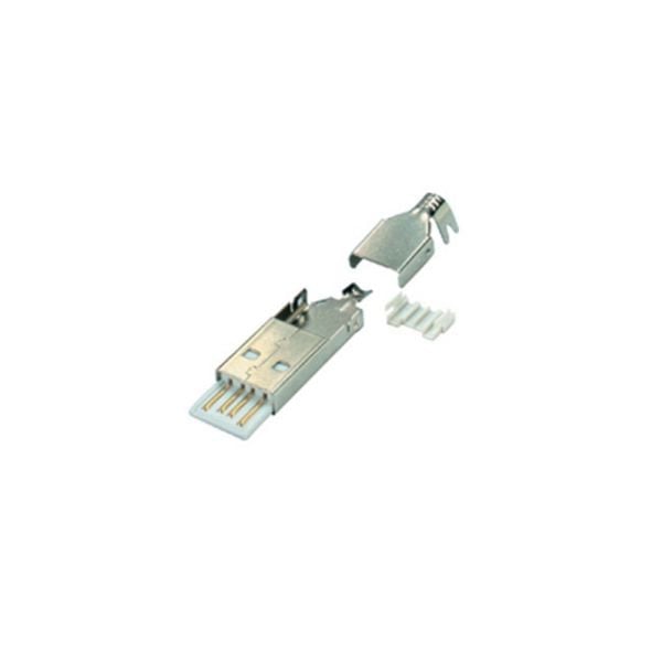 S-Conn USB-A-Stecker unmontiert, 77056