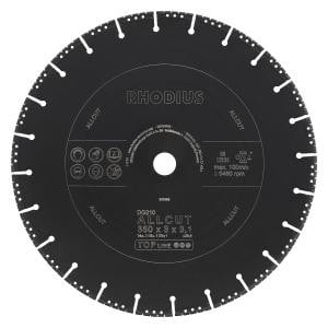 Rhodius TOPline DG210 ALLCUT Diamanttrennscheibe, Durchmesser [mm]: 350, Stärke [mm]: 3.1, Bohrung [mm]: 25.4, 303368