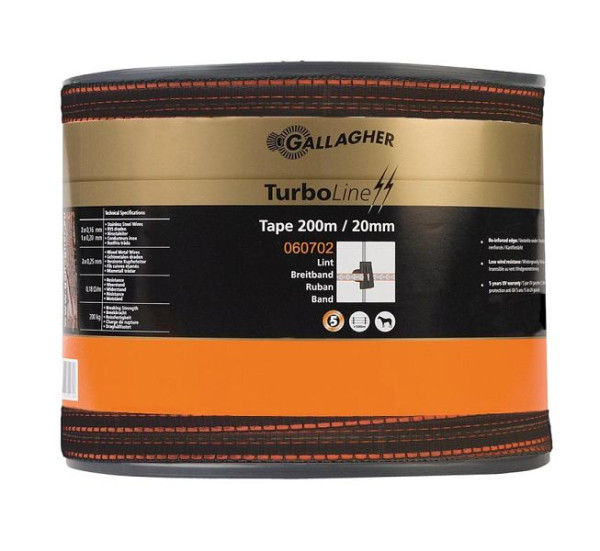 Gallagher TurboLine Breitband 20mm 200m terra, 060702