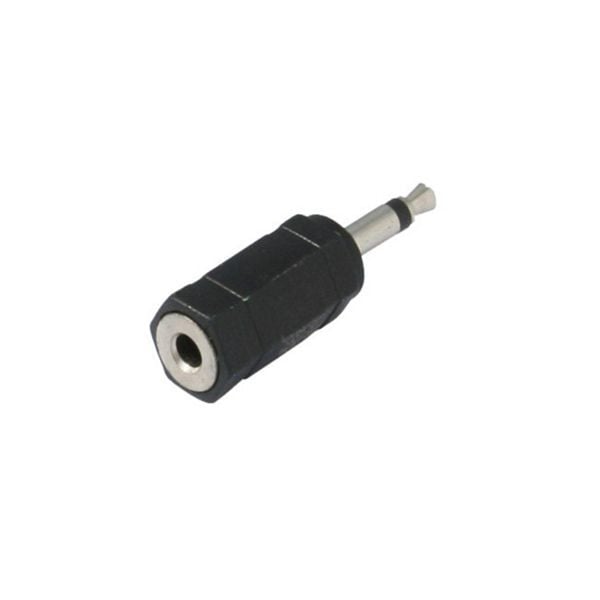 S-Conn Adapter, Klinkenstecker Mono 3,5mm auf Klinkenkupplung Stereo 3,5mm, 57015