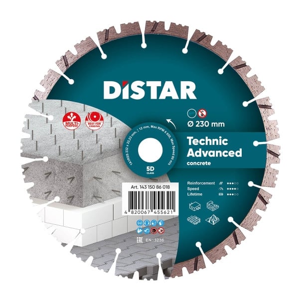 Distar Diamanttrennscheibe 1A1RSS 232 Technic Advanced, 14315086018