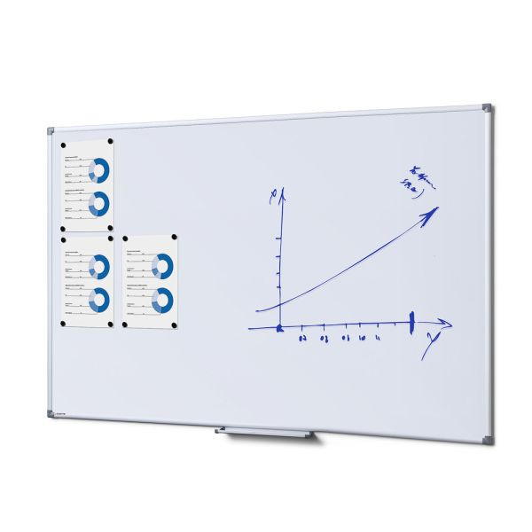 Showdown Displays Whiteboard SCRITTO Economy, 100x150, WBNECS100x150