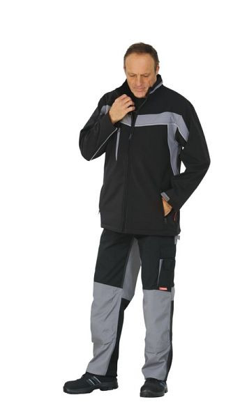 Planam Plaline Softshelljacke, schwarz/zink, Größe XS, 2700040