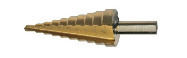 SW-Stahl Stufenbohrer, HSS-G TiN, 4-22 mm, Lose, 82411L