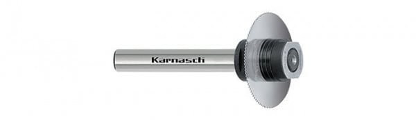 Karnasch Kreissägeblattaufnahme d2/d3 = 16 -20 mm L1 = 120 mm Vorderseitige Aufspannung, 561001620