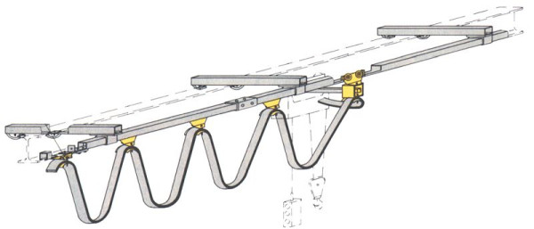 YALE Mitnehmerarm Mitnehmerwagen, optional für Schleppkabel-Stormzuführung, N07700020