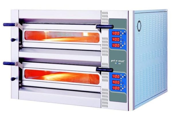 gel-o-mat Pizza-Ofen, Modell GE6302D Digital, 2x620x930x1300 mm, GE6302D