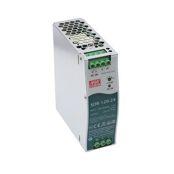 LED2WORK Hutschienennetzteil, 120W, 24V DC, 210100-09