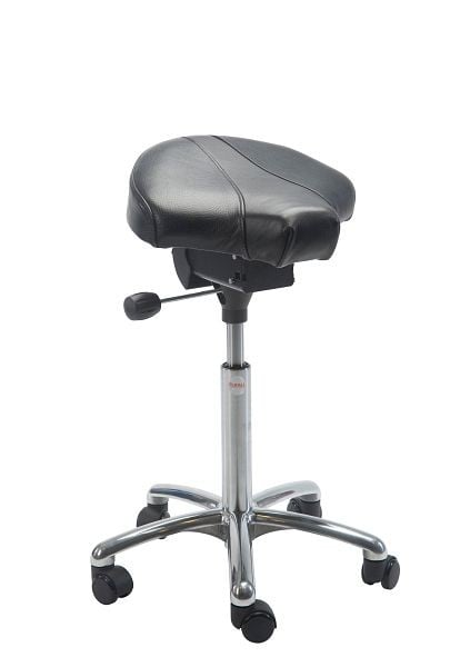 Global Professional Seating Gamma Sattelstuhl - Gepolsterter Sattel Alu50, 4023302000