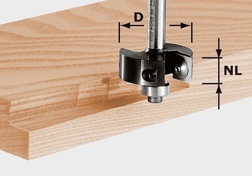 Festool Falzfräser-Wendeplatten HW S8 D38/12, 491085