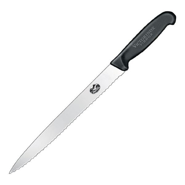 Victorinox Fibrox Fleischmesser Wellenschliff 25,5cm, C680