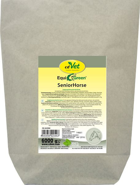 cdVet EquiGreen SeniorHorse 6 kg, 2044