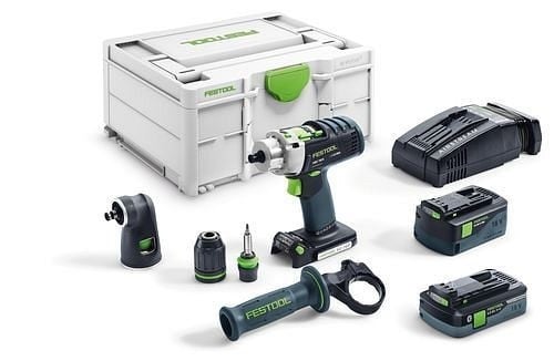 Festool Akku-Schlagbohrschrauber PDC 18/4 5,2/4,0 I-Set-SCA QUADRIVE, 576468