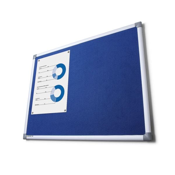 Showdown Displays Pintafel Filz 100x200, blau, FBN100x200BLUE