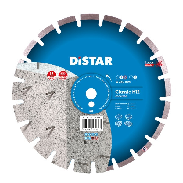 Distar Diamanttrennscheibe 1A1RSS 354 Classic H12, 12185004160