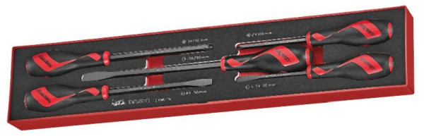 Teng Tools Durchschlag-Schraubendreher-Set, FOAMX4, 5 Teile, TEXMDTN