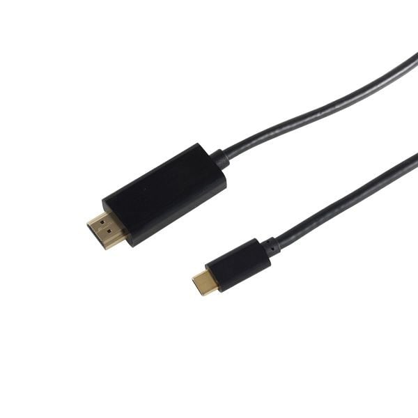 shiverpeaks BASIC-S, HDMI A Stecker auf USB 3.1 C Stecker, 4K2K, schwarz, 1m, BS10-56025