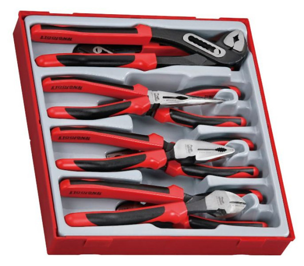 Teng Tools Zangen-Set, TPR-Griff, TT2, 8 Teile, TTD441-T