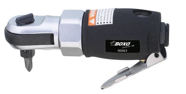 Boxo 3/8" Mini-Ratsche, Gewicht: 0,465 kg, Antrieb: 3/8", Leerlaufdrehzahl: 240 U/min, NI663