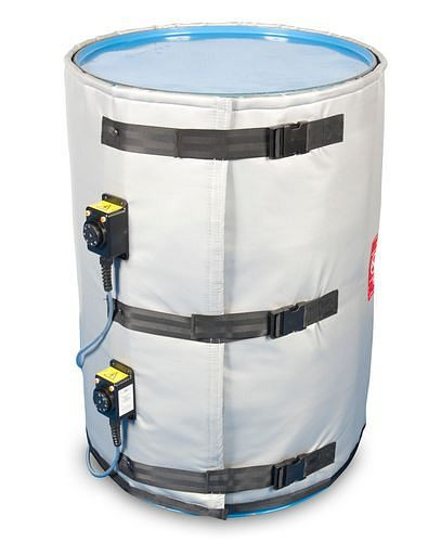 DENIOS Heizmantel für 200-Liter-Fässer, 0 - 160°C Thermostat, 1800 - 1950 mm, 2060 Watt, 280729