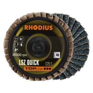 Rhodius TOPline LSZ QUICK Zirkonlamellenschleifscheibe, Durchmesser [mm]: 51, VE: 10 Stück, 303909