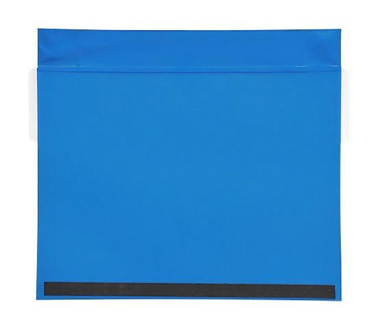 KROG Neodymtasche + Magnet A 4 quer mit Klappe, blau, 5902068a