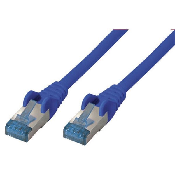 shiverpeaks BASIC-S, Netzwerkkabel-Patchkabel, cat 6A, S/FTP, PIMF, blau, 0,5m, BS75711-0.5B