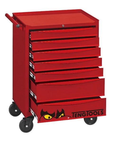 Teng Tools 26"-STD-Schrank, 7 Schubladen, rot, TCW707EV