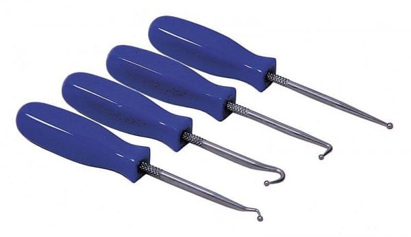 ProGlass Mini-Kugeldorn-Set, 4-teilig, Kugel-Durchmesser: 3,0 mm, MHK-069