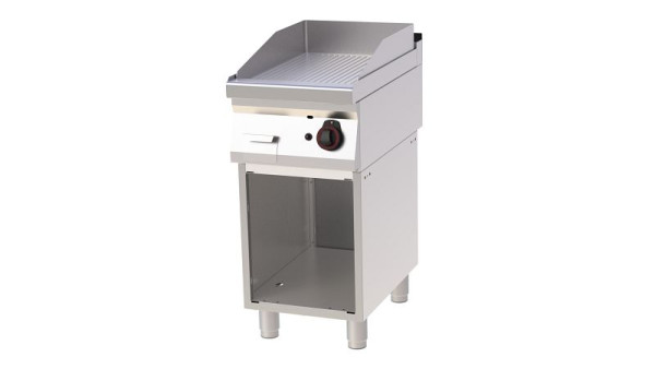 Locher Gas-Grillplatte 400, Stahl, gerillt, 362462