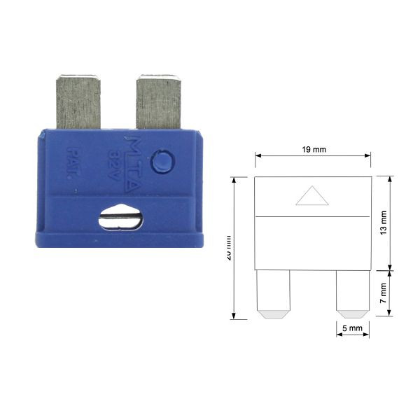 Offgridtec 15A KFZ Flachsicherung Spannung 6-32V, 8-01-001395