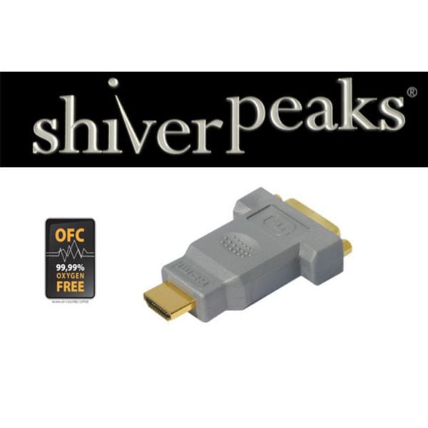 shiverpeaks PROFESSIONAL Adapter, HDMI Stecker auf DVI-D (24+1) Kupplung, vergoldet Kontakte, 77400-SPP