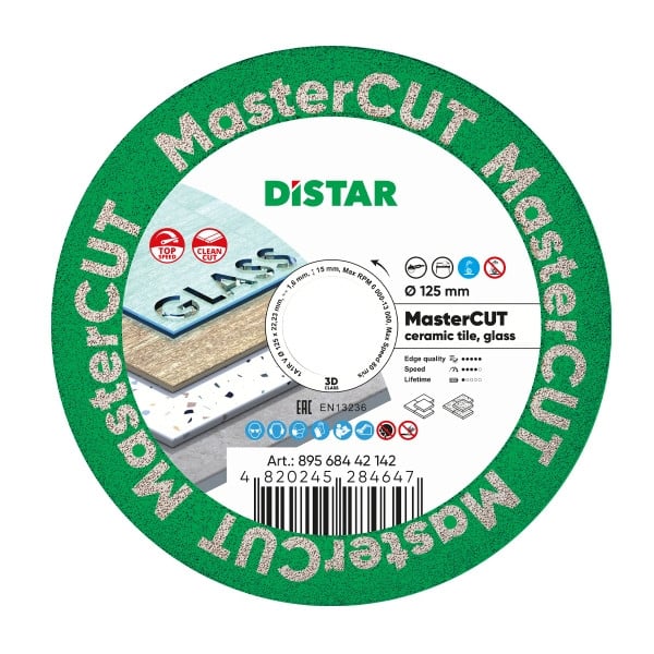 Distar Diamanttrennscheibe 1A1R V 125x22,23 MasterCUT, 89568442142