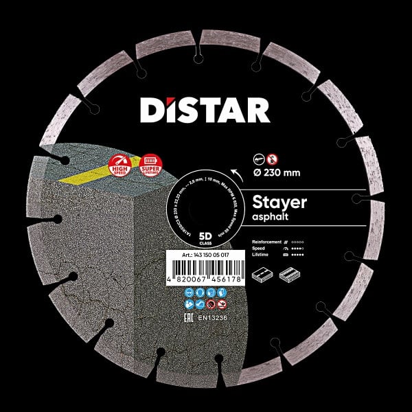 Distar Diamanttrennscheibe 1A1RSS 230 STAYER, 14315005017