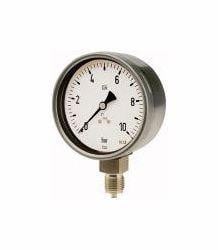 Riegler Manometer (CrNi-Stahl / Anschluss radial unten), 102477