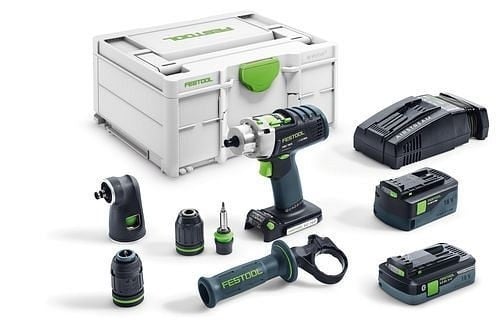 Festool Akku-Schlagbohrschrauber PDC 18/4 5,2/4,0 I-Set/XL-SCA QUADRIVE, 576469