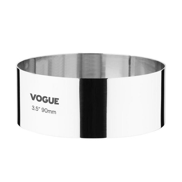 Vogue Moussering Edelstahl 3,5 x 9cm, CC057