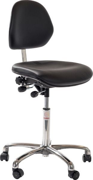 Global Professional Seating ESD Stuhl niedrig ESD Kunstleder, 623085260