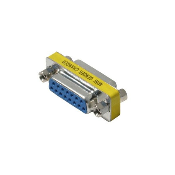 S-Conn Gender Changer, 2 x 15-pol SUB-D-Kupplung, 78279