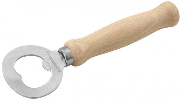 FM Professional Kapselheber 13,5 cm mit Holzgriff Edelstahl, VE: 12 Stück, 21494