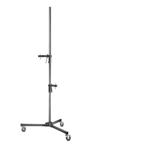 Walimex pro Rollstativ, 223cm, mit 2 Klemmhaltern, 1015803