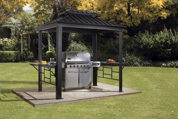 SOJAG Terassen-Pavillon Messina BBQ 6x8, 179x292x262cm, SJ00500